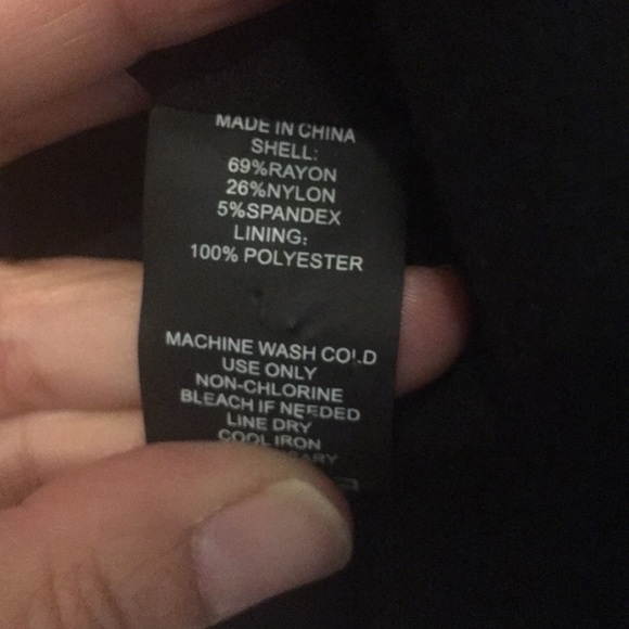 Vince Camino Military Style Black Jacket. Sz 10P - Picture 5 of 8